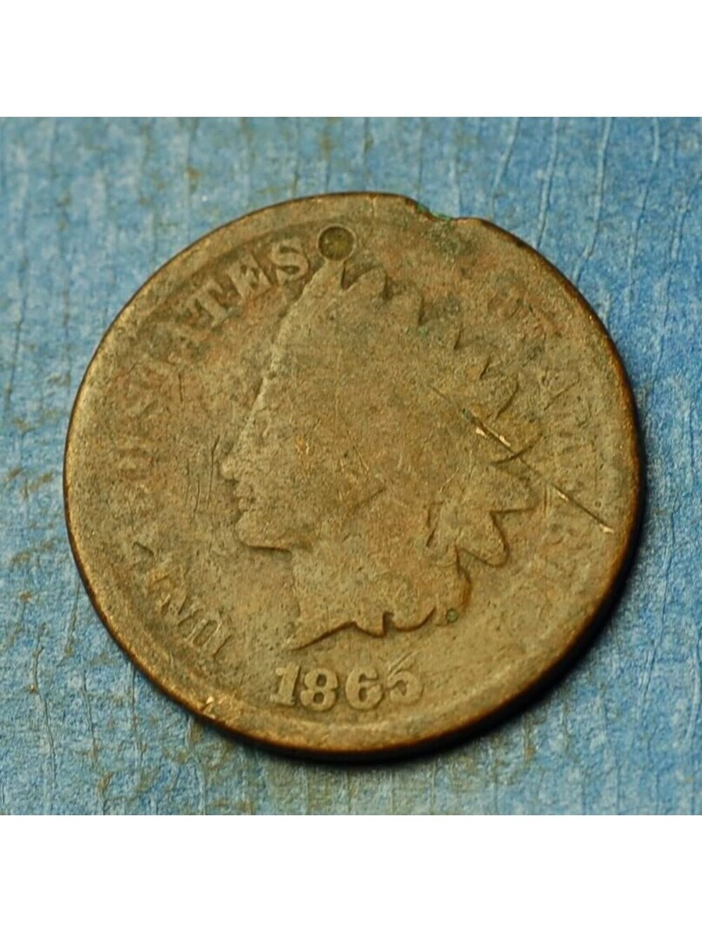 W163 1865 Indian Head Cent Penny 1c - Check Out Our Store old coin money collect
